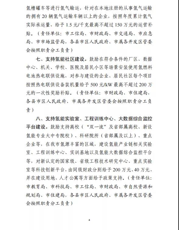 重磅|潍坊市发布《关于支持氢能产业发展的若干政策（征求意见稿）》(图4)